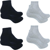 Ankle Socks for Men|Sneaker Socks|Low Cut Cotton Blend Sock|Athletic Sock Gym Activewear Everyday Sock|Pack of 4